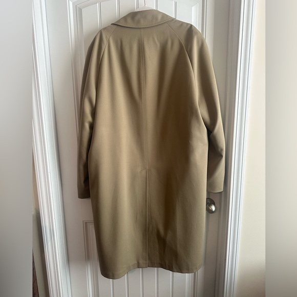 Vintage London Fog Maincoats Trench Coat Men’s 46L Tan Insulated Liner Overcoat - Picture 3 of 12